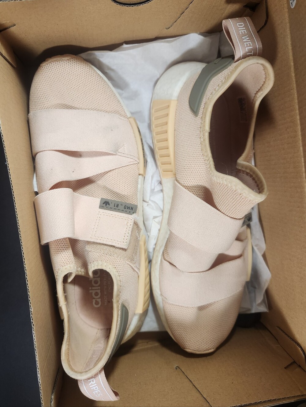 Women's adidas Slip-On NMD Strap Trainer - Picture 3 of 8
